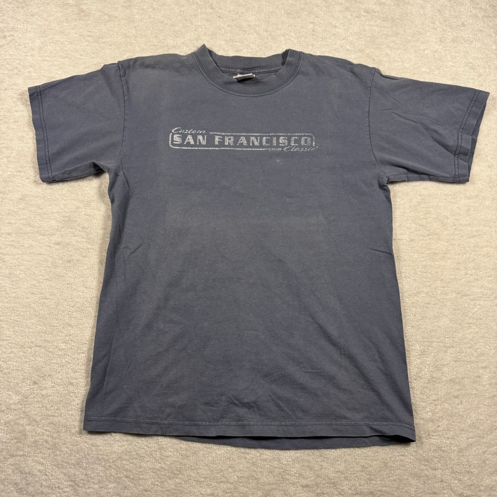 Anvil San Francisco Classic‎ T Shirt Mens M Gray Short Sleeve Cotton